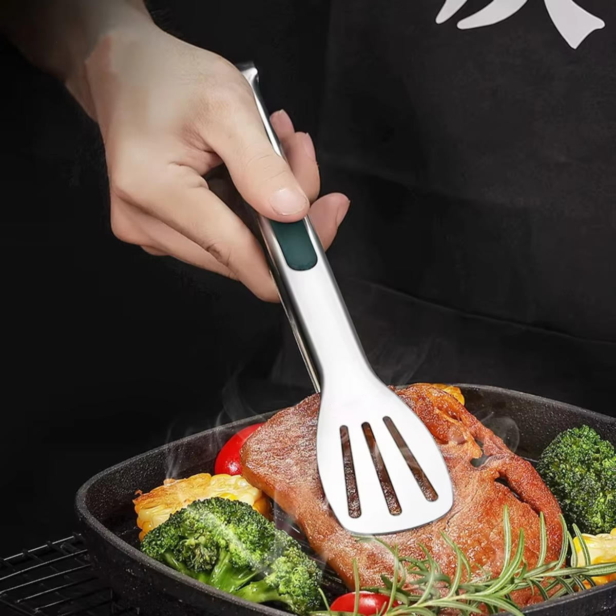 Precision Grip Culinary Tongs for Effortless Cooking