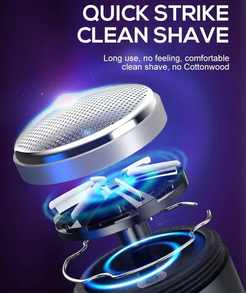 Compact Rechargeable Grooming Shaver for Effortless Precision