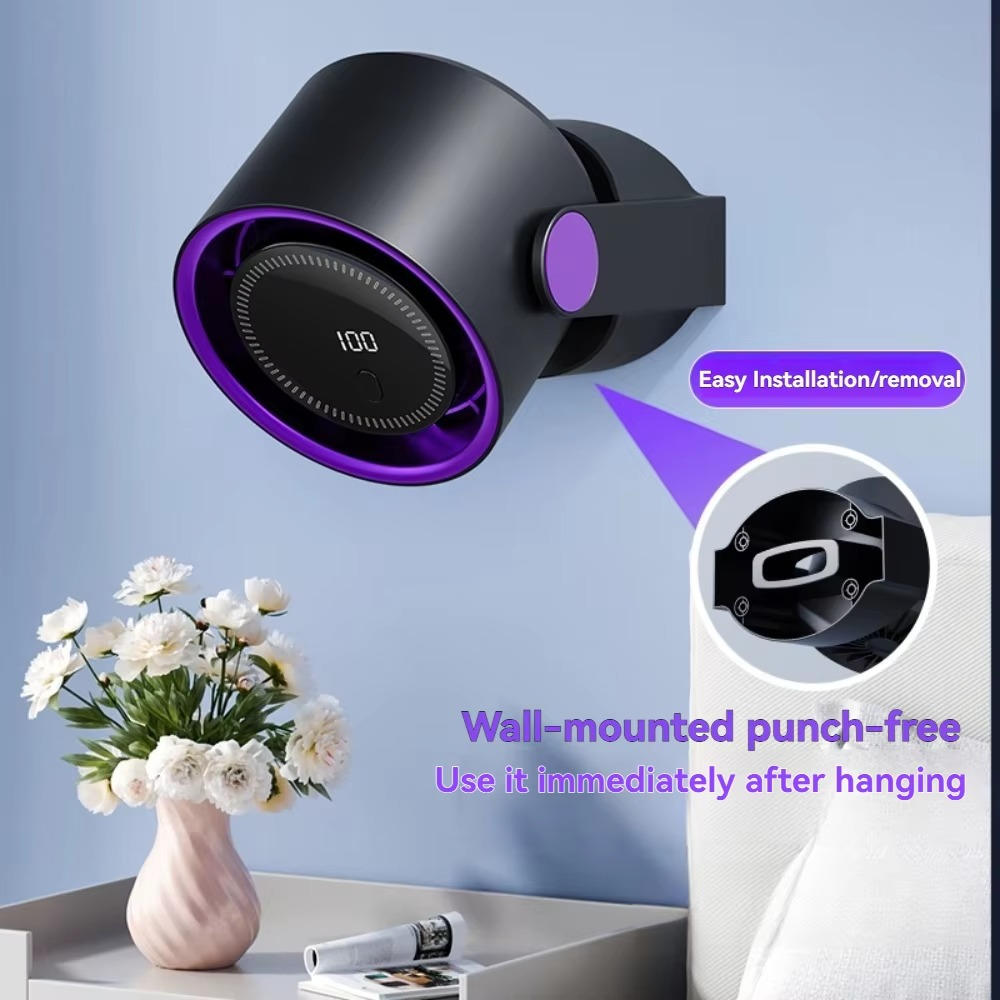 Compact USB Desk Fan with Advanced Airflow Control