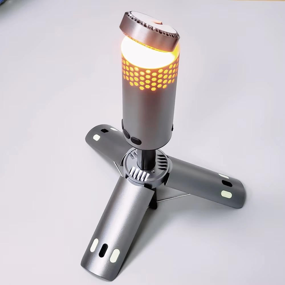 Portable LED Lantern with Adjustable Height and USB Charging