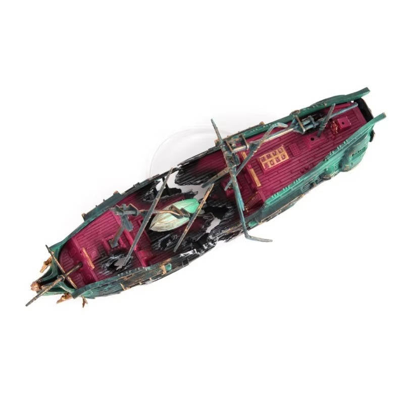 Stunning Underwater Boat Decor for Aquariums