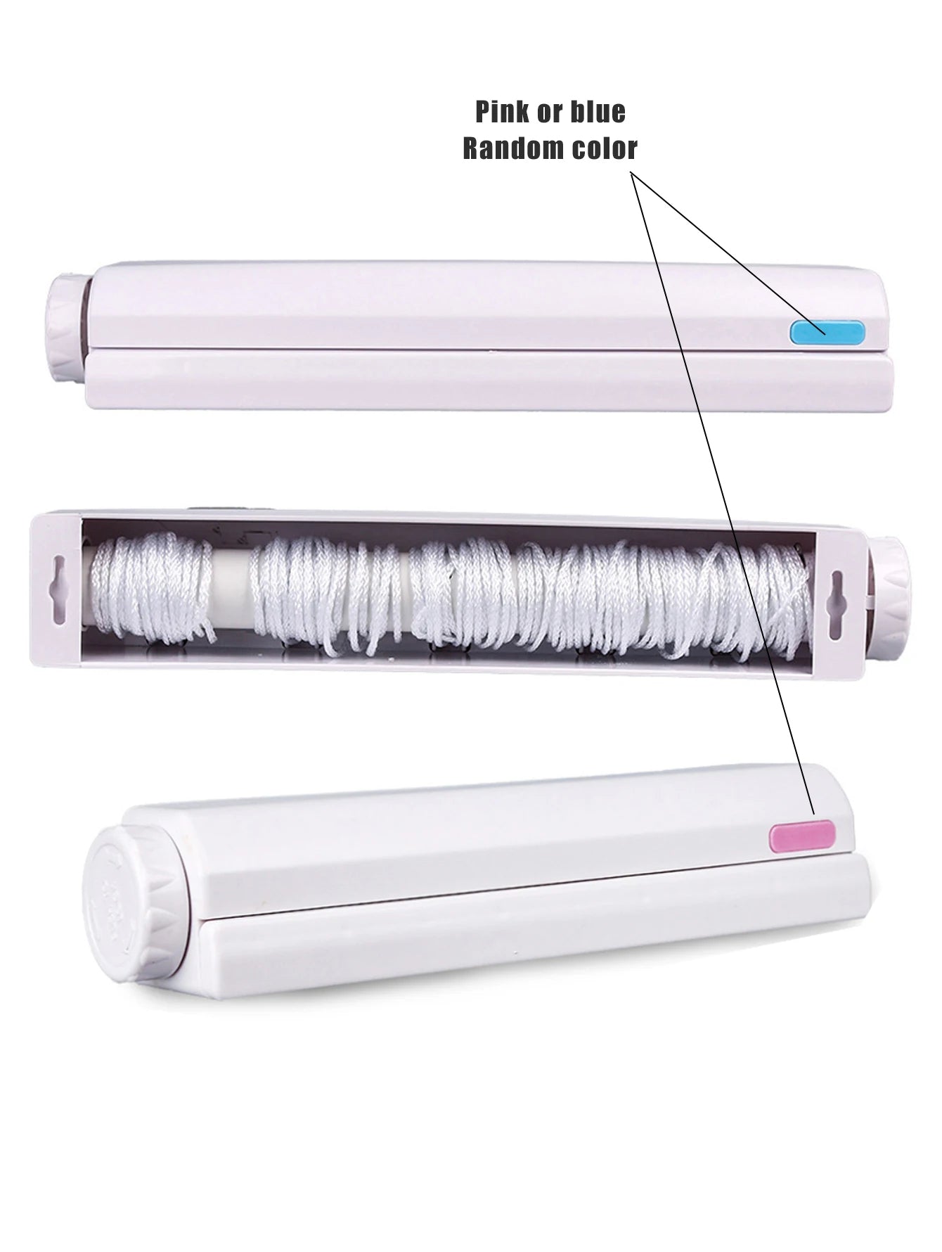 Space-Saving Indoor Drying Line for Efficient Laundry Management