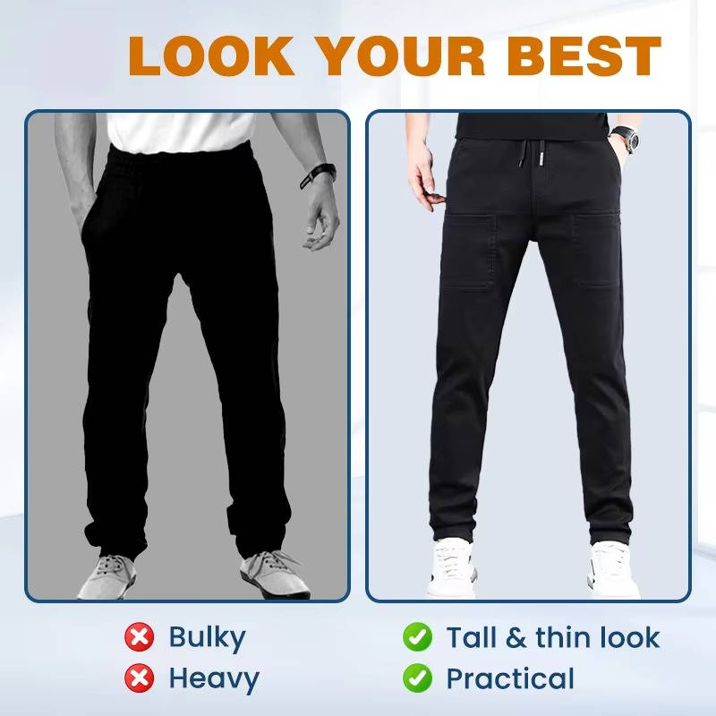 Men's FlexFit Utility Pants with Multiple Pockets