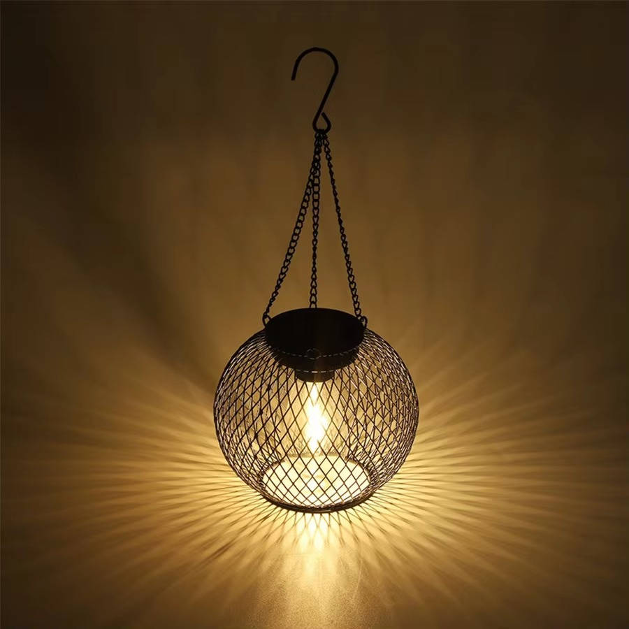 Charming Solar-Powered Garden Lantern