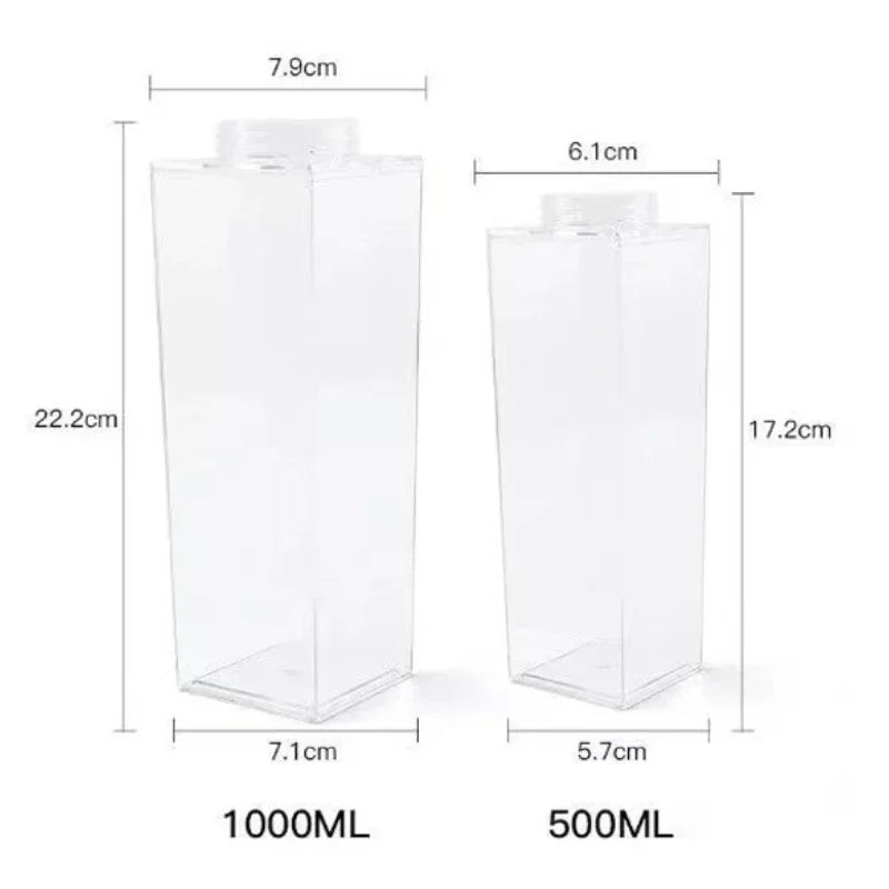 Chic Clear Beverage Container for Everyday Hydration