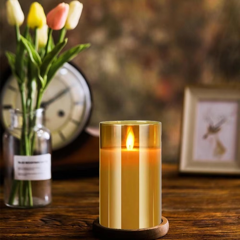 Elegant Remote-Controlled LED Candles for Ambiance