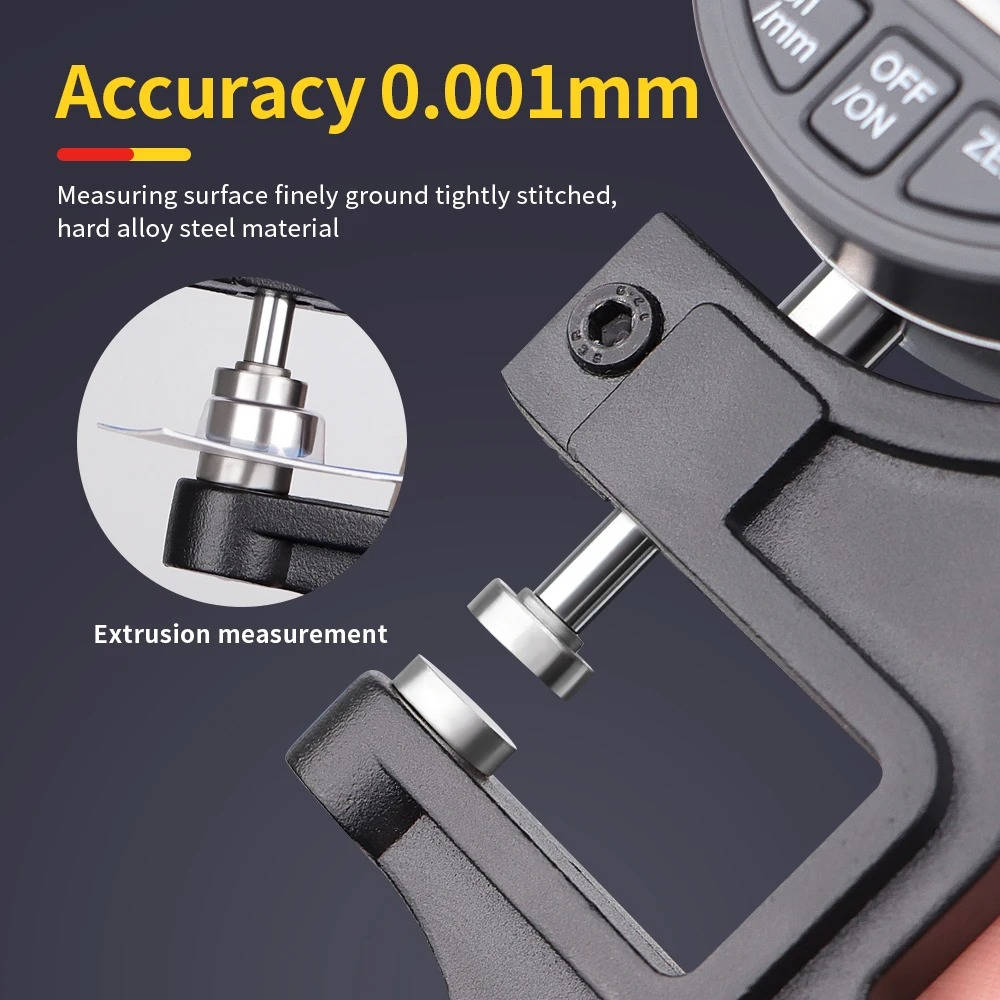 Precision Thickness Meter for Paper, Fabric, and Metal