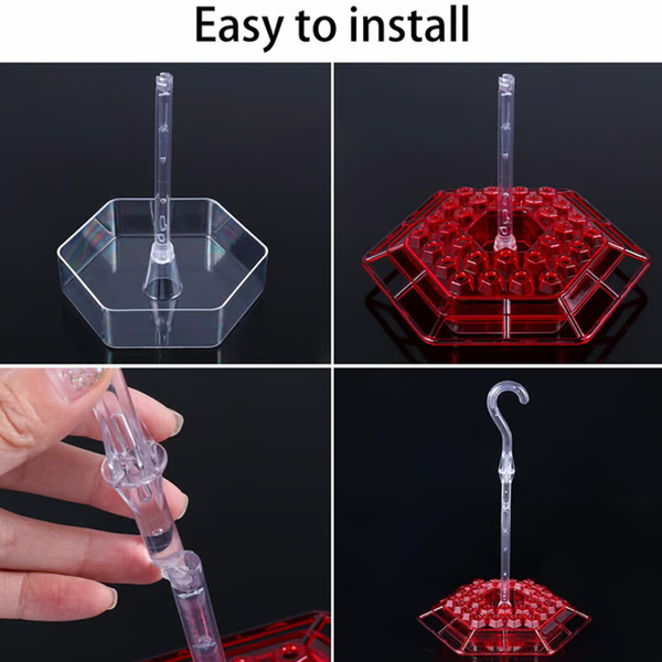 Deluxe Hummingbird Feeder with Integrated Ant Barrier