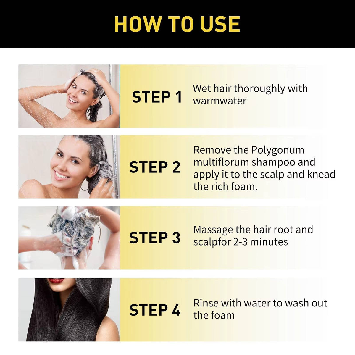Revitalizing Dark Hair Shampoo Treatment