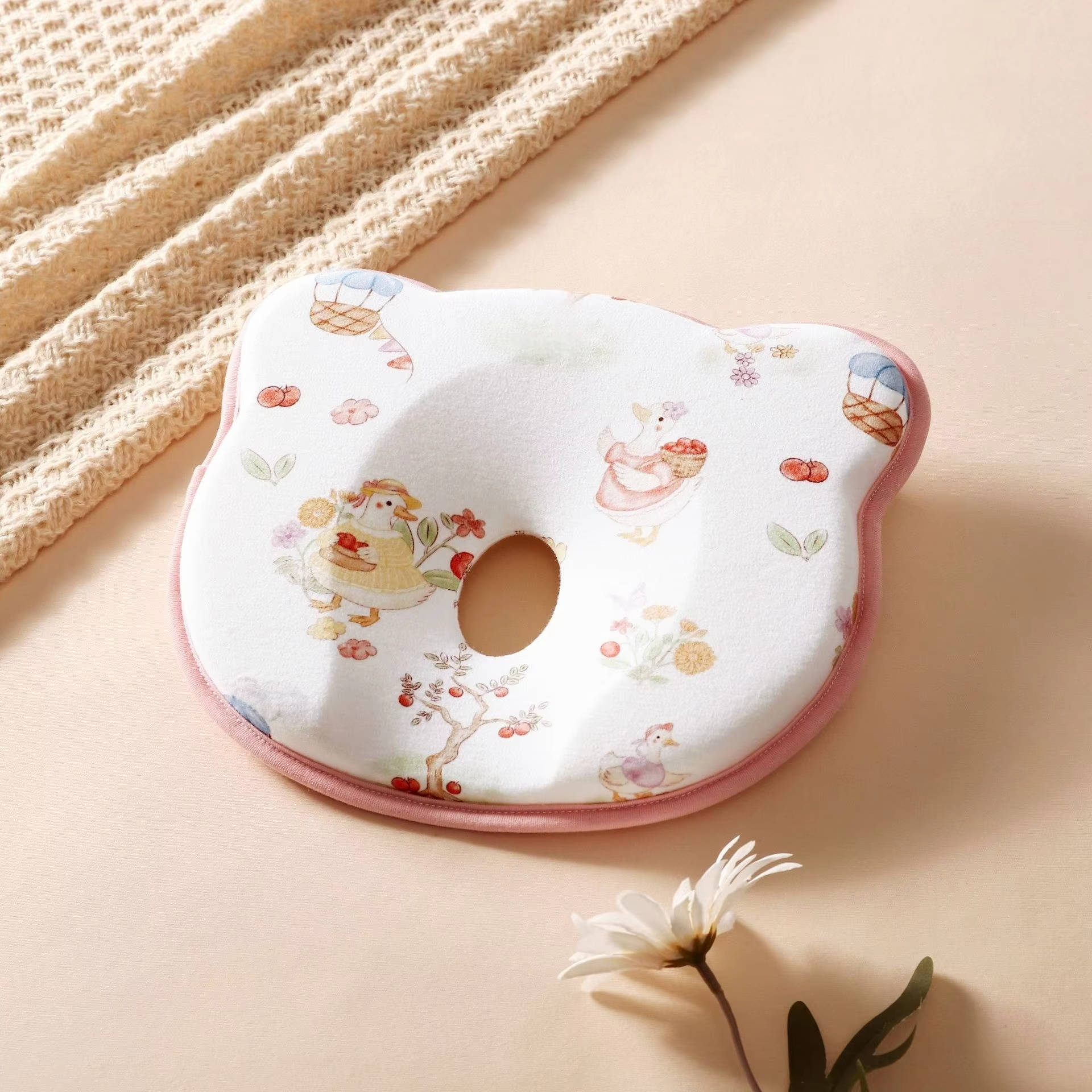 Baby Comfort Cushion - Flat Head Prevention & Moisture Control