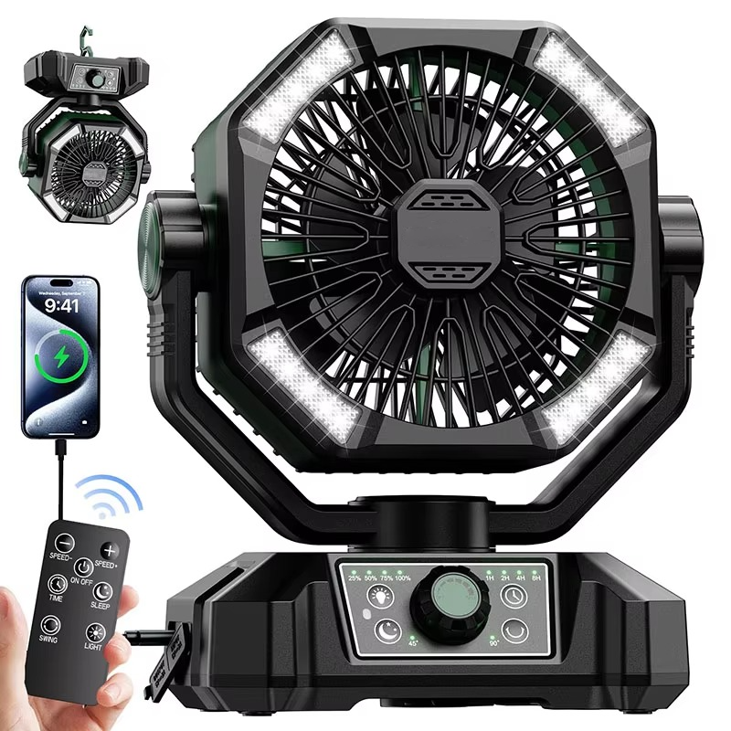 Compact Outdoor Comfort Fan for Camping Adventures