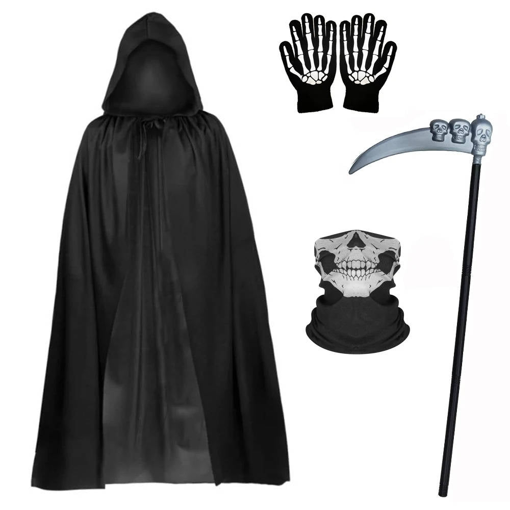Menacing Dark Reaper Costume for Adults