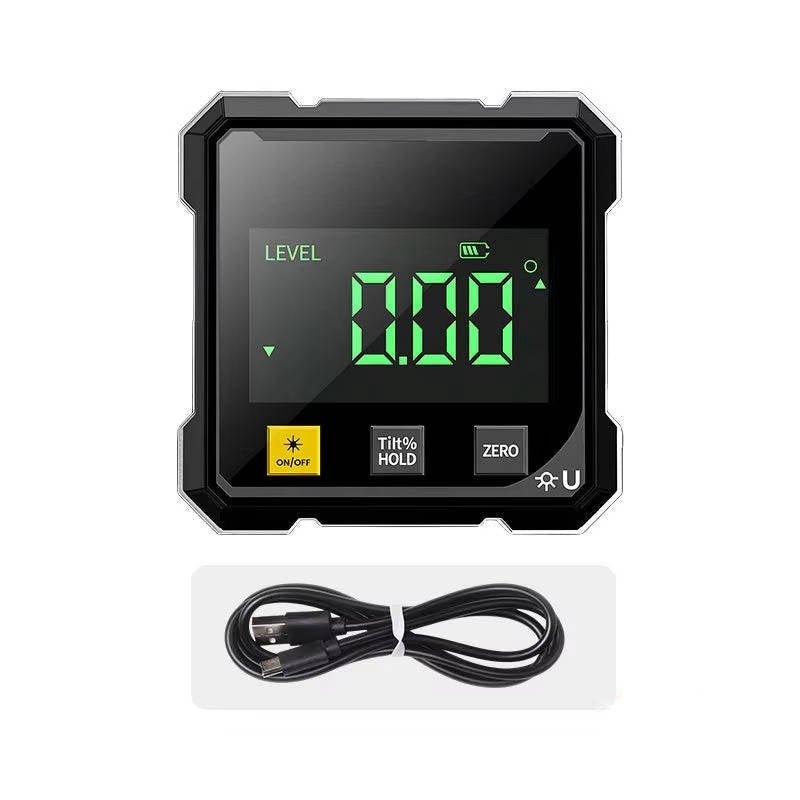 Precision Laser Angle Finder with Magnetic Grip