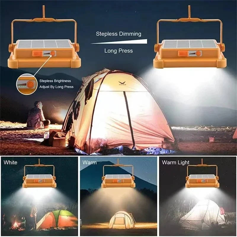 Eco-Friendly Outdoor Lantern with Dual Charging