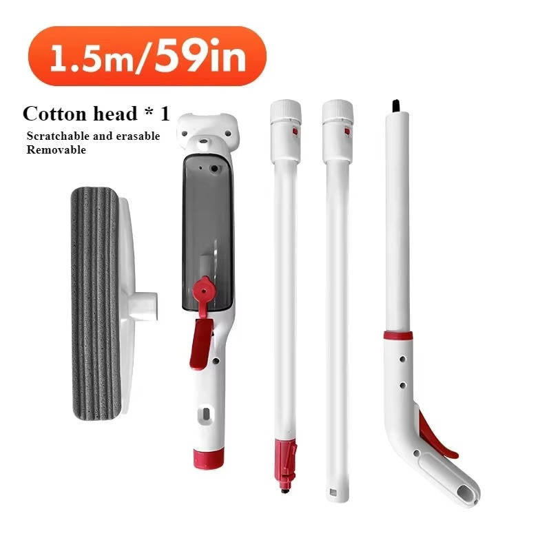 Extendable Window Cleaning Tool with Ergonomic Grip