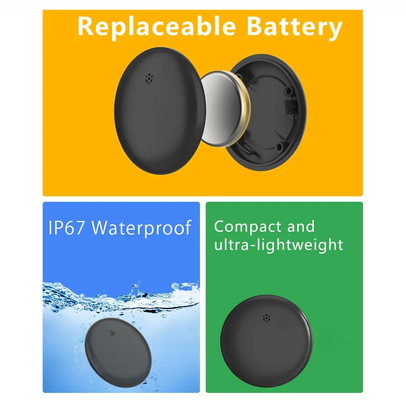 Compact Smart Tracker for Keys, Pets, and Valuables