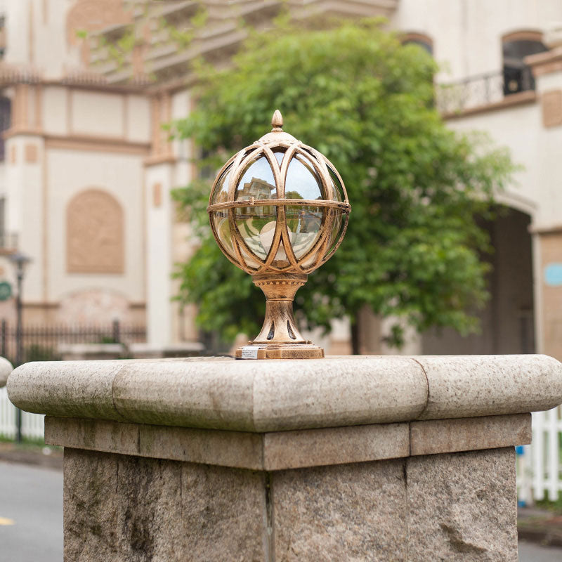 Stylish Outdoor Globe Light for Garden Posts and Walkways