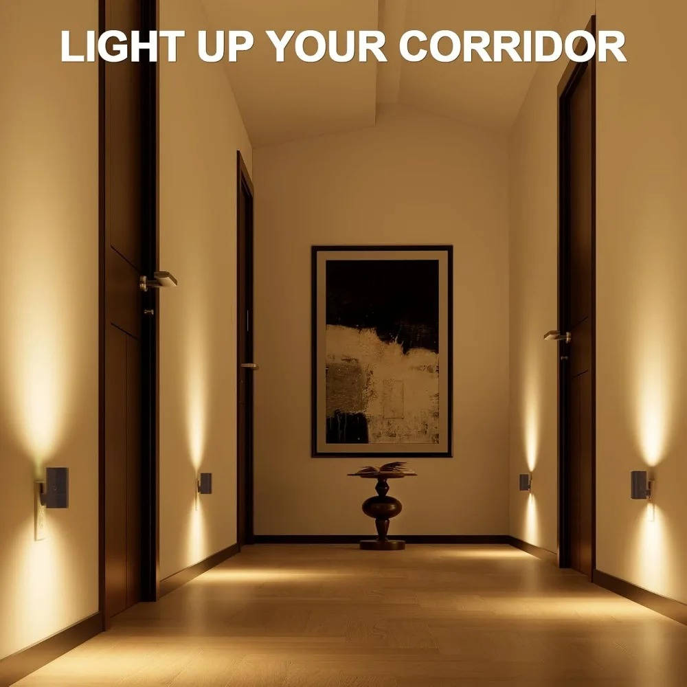 Smart Night Light Outlet with Adjustable Brightness