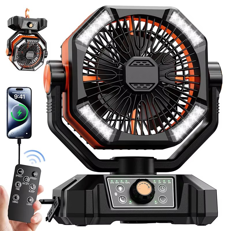 Compact Outdoor Comfort Fan for Camping Adventures