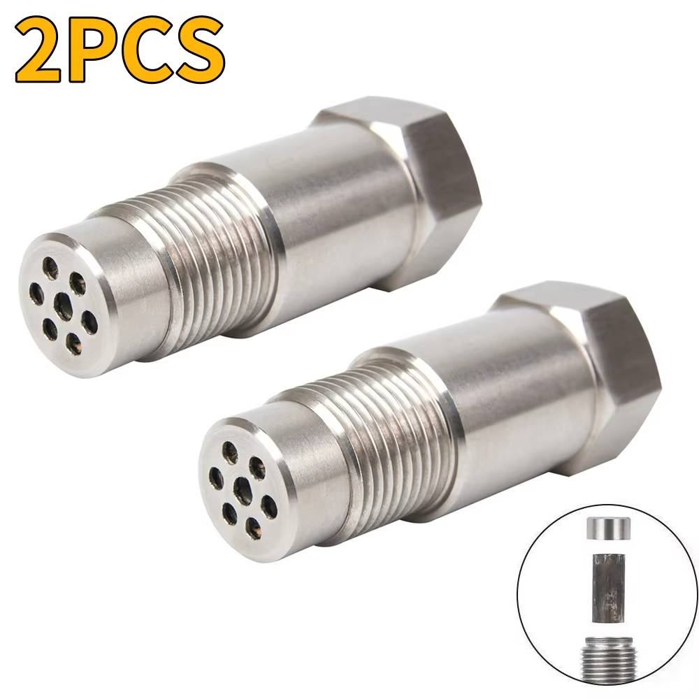 O2 Sensor Check Engine Light Fix Adapter with Compact Catalyst