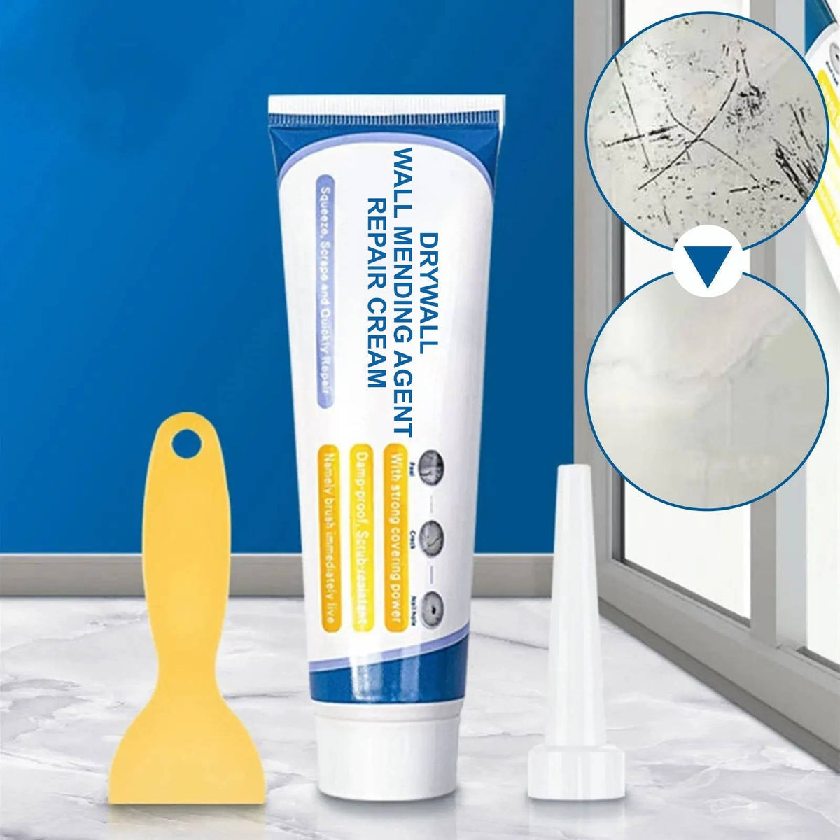 Ultimate Wall Repair Solution: Quick-Dry Mending Cream