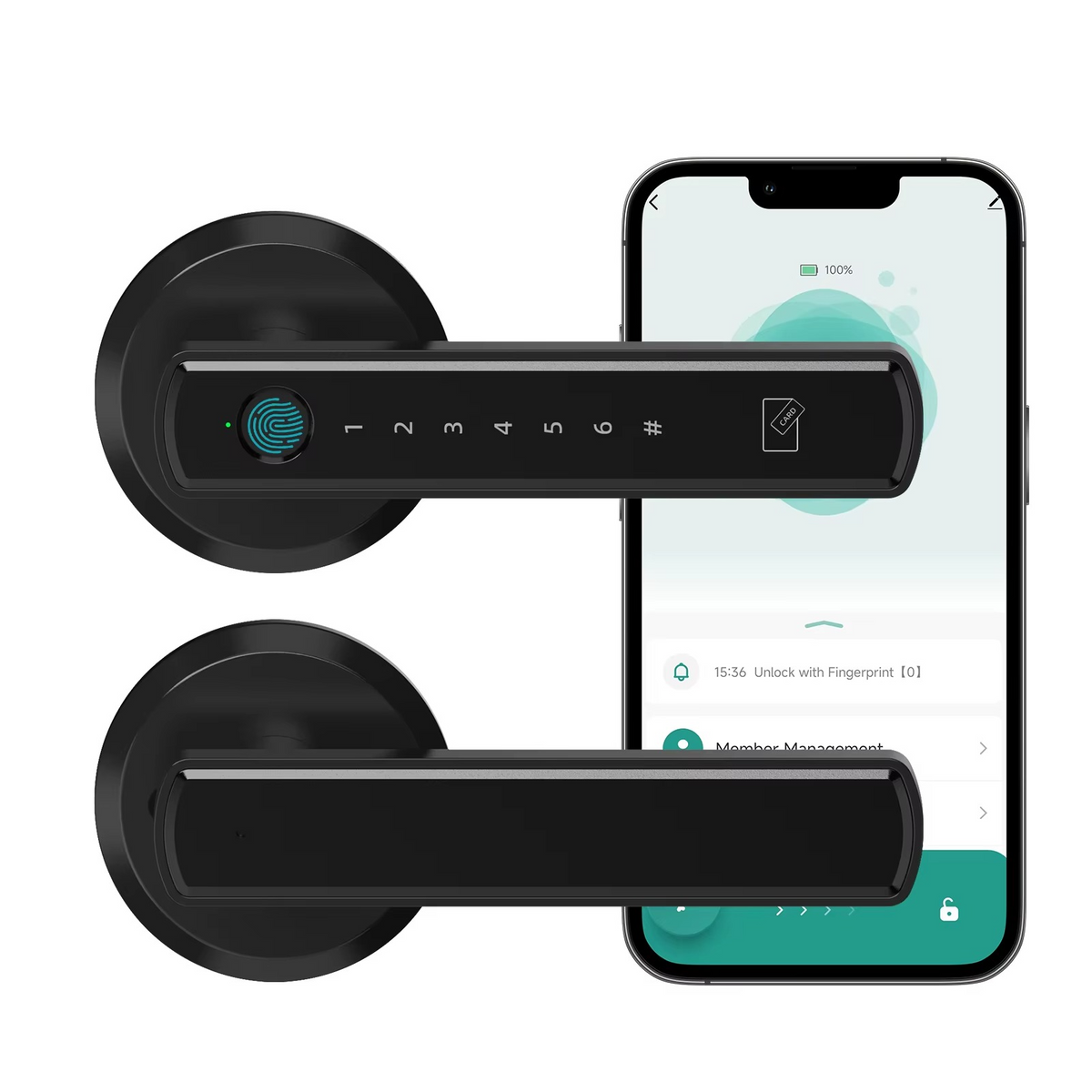 Smart Keyless Door Lock with User-Friendly Handle