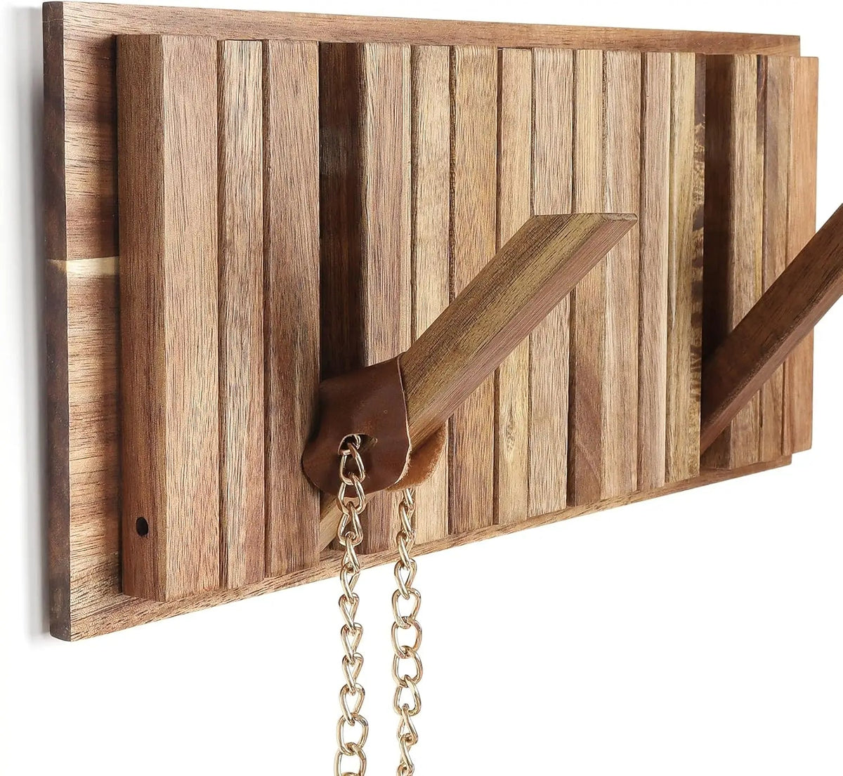 Chic Wall-Mounted Coat Holder with 8 Discreet Hooks