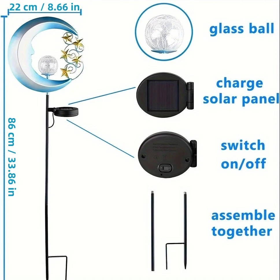 Enchanting Solar Fairy Moonlight Garden Stakes