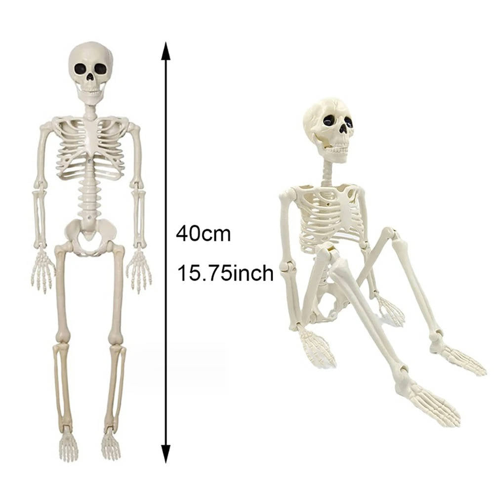 Spooky Poseable Skeletons for Outdoor Halloween Decor