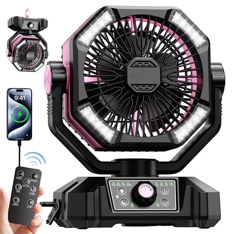 Compact Outdoor Comfort Fan for Camping Adventures