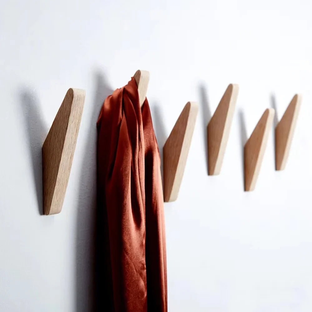 Chic Wooden Coat Hanger and Stylish Storage Solution