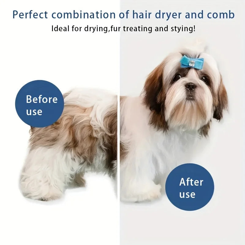 Ultimate 3-in-1 Pet Grooming Dryer and Brush