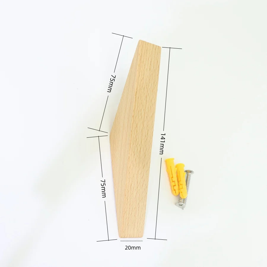 Chic Wooden Coat Hanger and Stylish Storage Solution