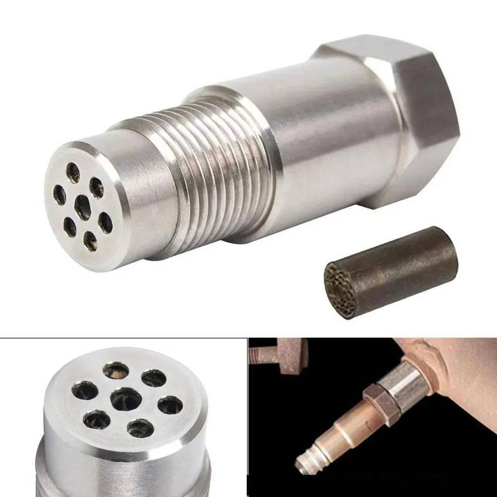 O2 Sensor Check Engine Light Fix Adapter with Compact Catalyst