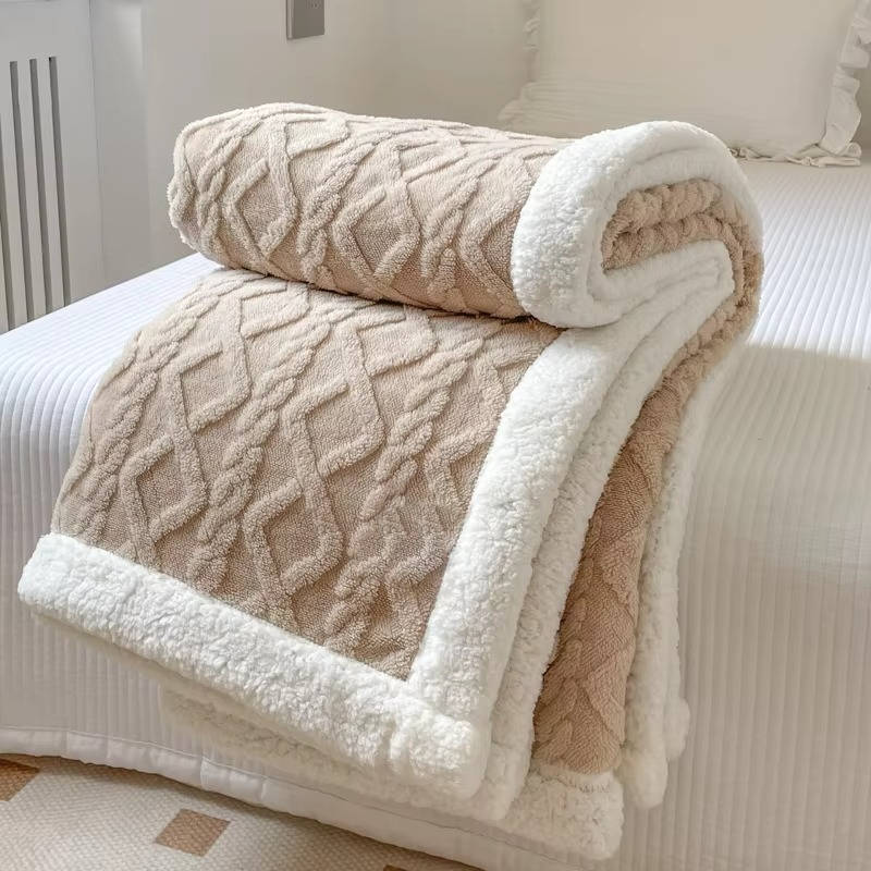 Cozy Comfort Dual-Sided Throw Blanket