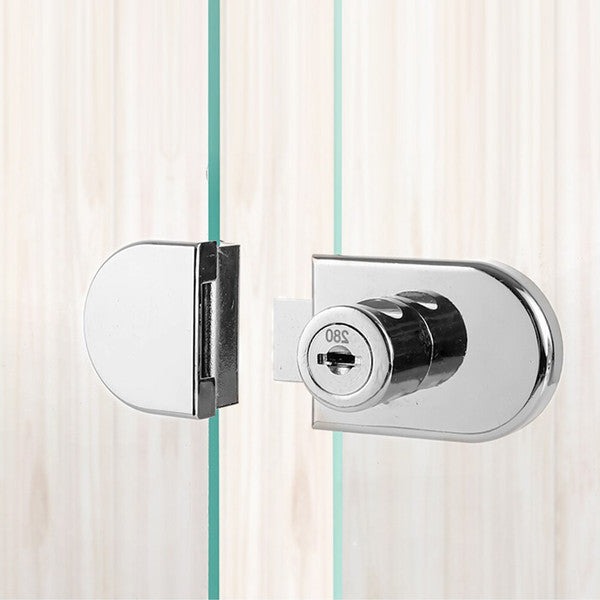 Secure Glass Locking System for Furniture