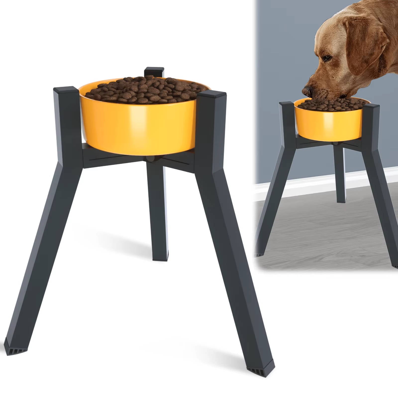 Adjustable Elevated Pet Feeding Station