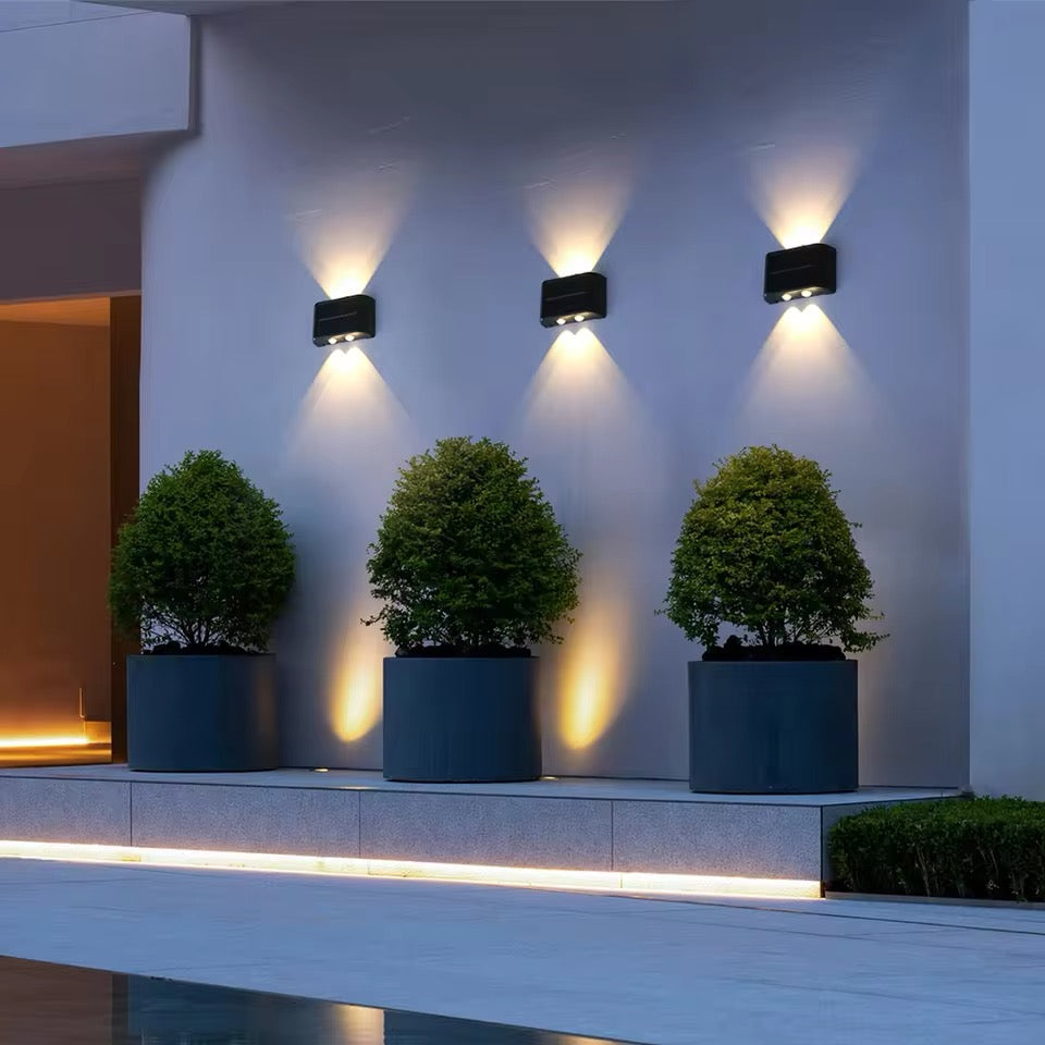 Eco-Friendly Solar-Powered LED Outdoor Wall Light