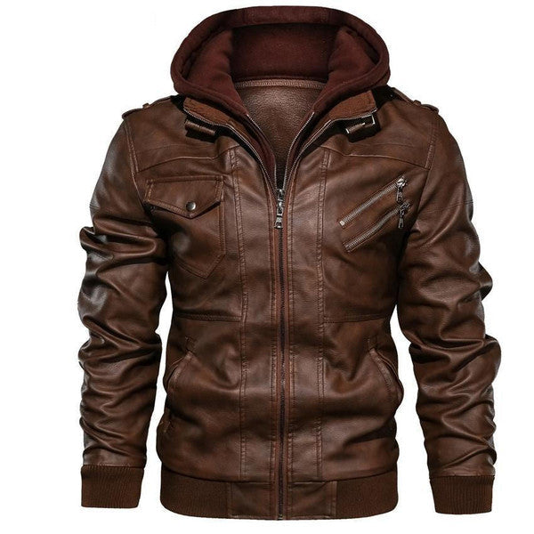Classic Men's Motorcycle Jacket for Everyday Adventures
