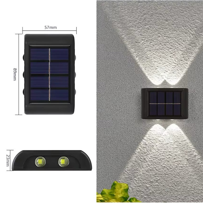 Eco-Friendly Solar-Powered LED Outdoor Wall Light
