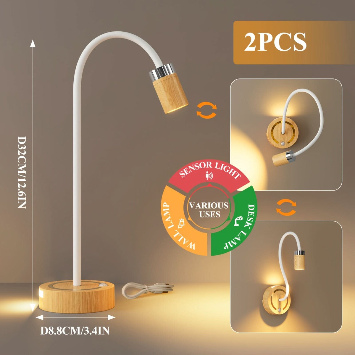 LUMISPACE – Adjustable LED Reading Lamp