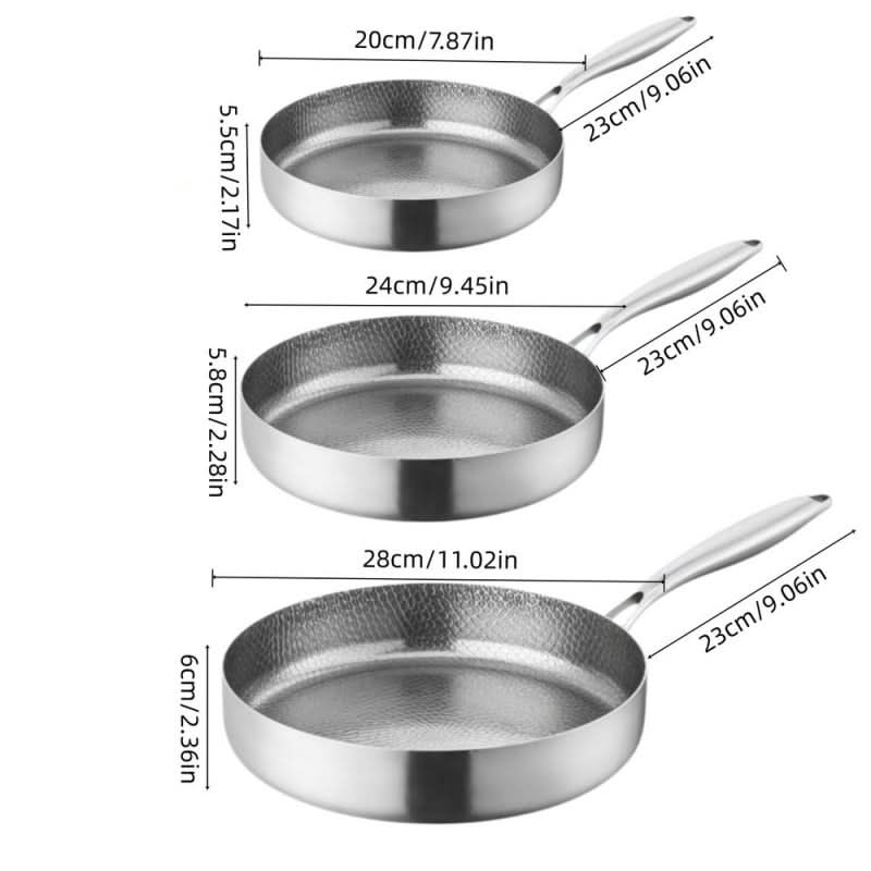CulinaryEase – Premium Stainless Steel Non-Stick Frying Pan