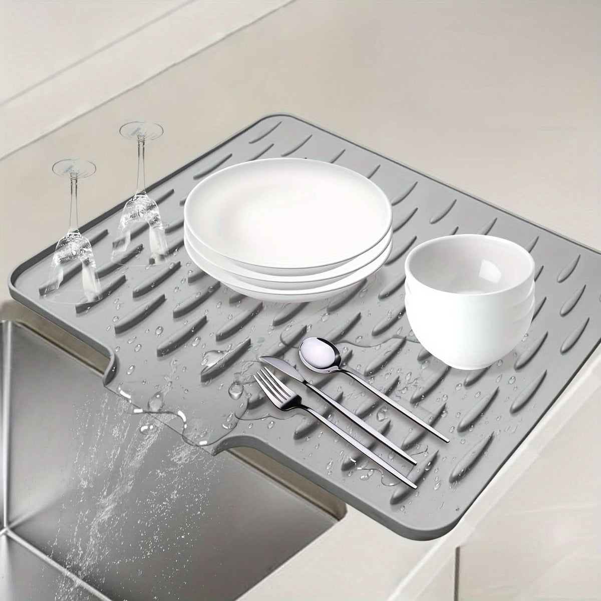 AquaGuard – Smart Kitchen Drying Mat