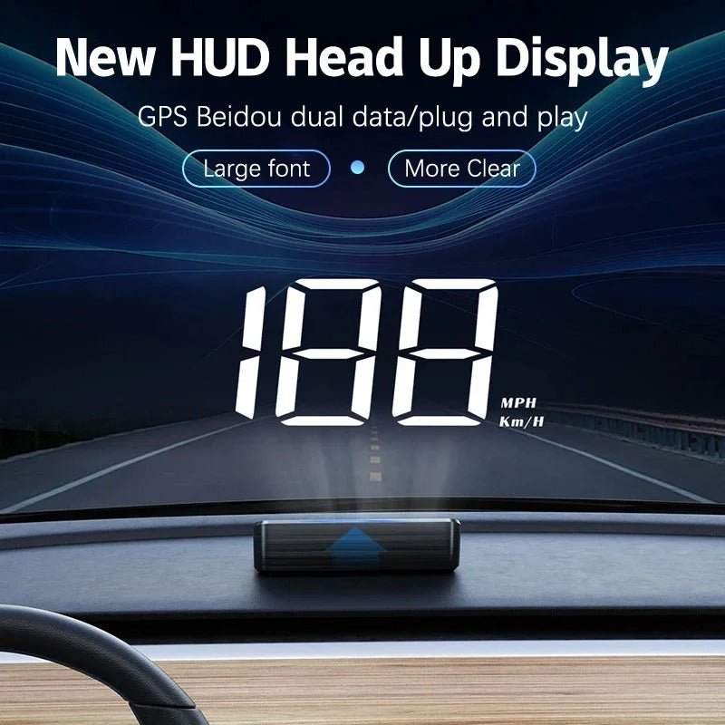 Smart Heads-Up Speed Display for Vehicles