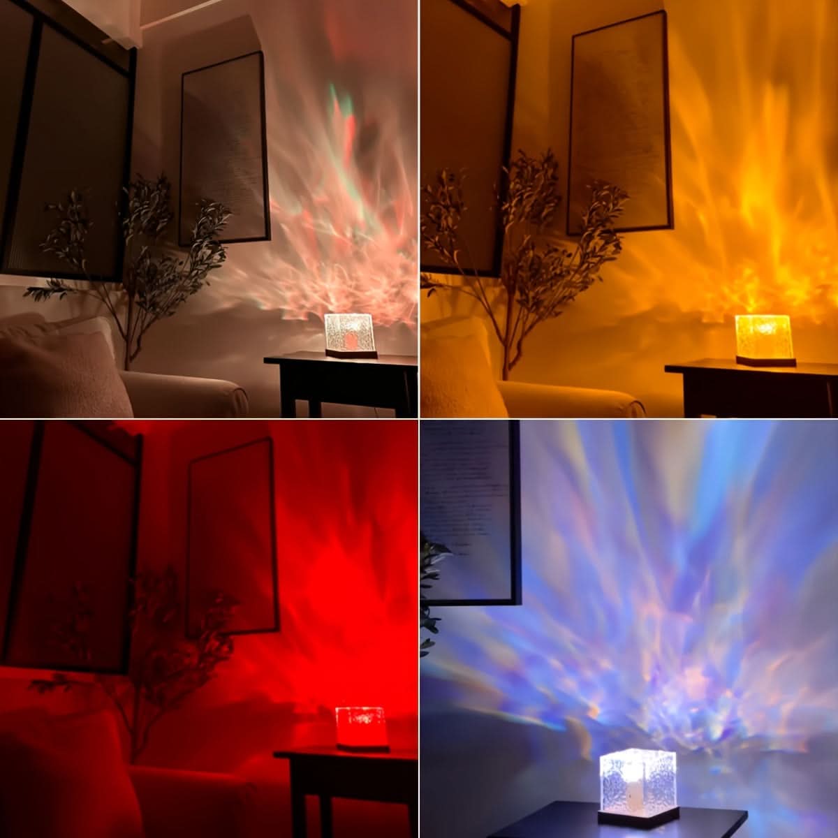 AquaGlow – Colorful Ripple Projection Lamp for Relaxation