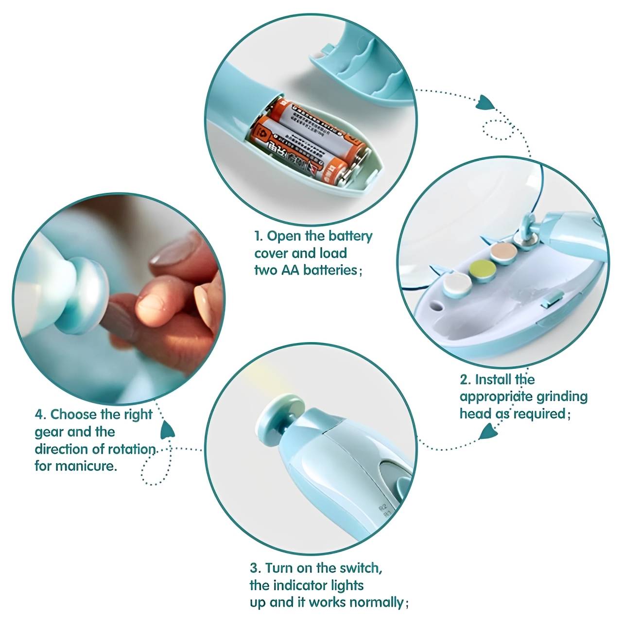 Gentle Touch Nail Care System for Babies and Adults