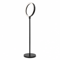 Powder-Coated Metal Circular LED Floor Lamp