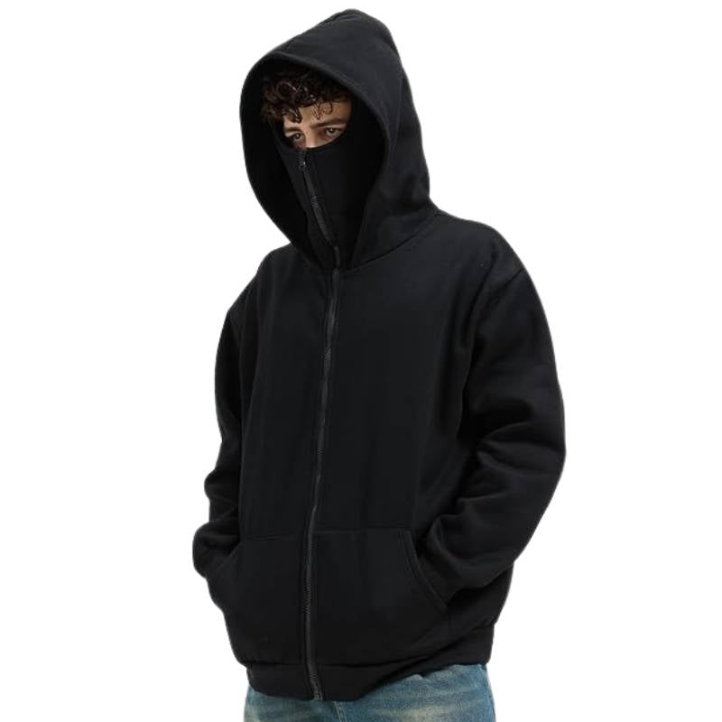 All-Weather Full Zip Balaclava Sweatshirt
