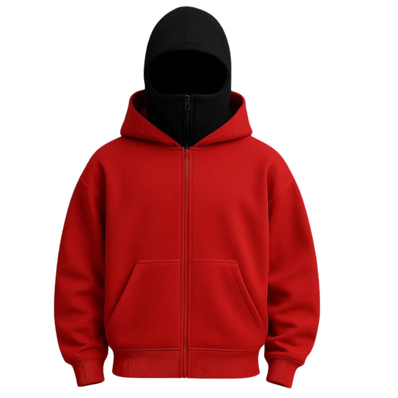 All-Weather Full Zip Balaclava Sweatshirt