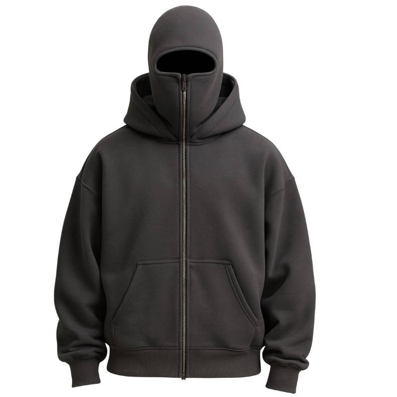 All-Weather Full Zip Balaclava Sweatshirt